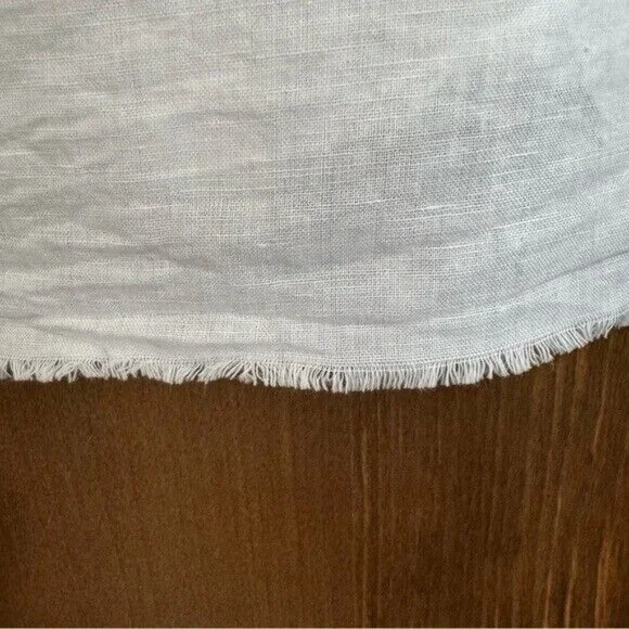 Greg Lauren Classic White Linen The Studio Shirt Sz 6 - Picture 5 of 10